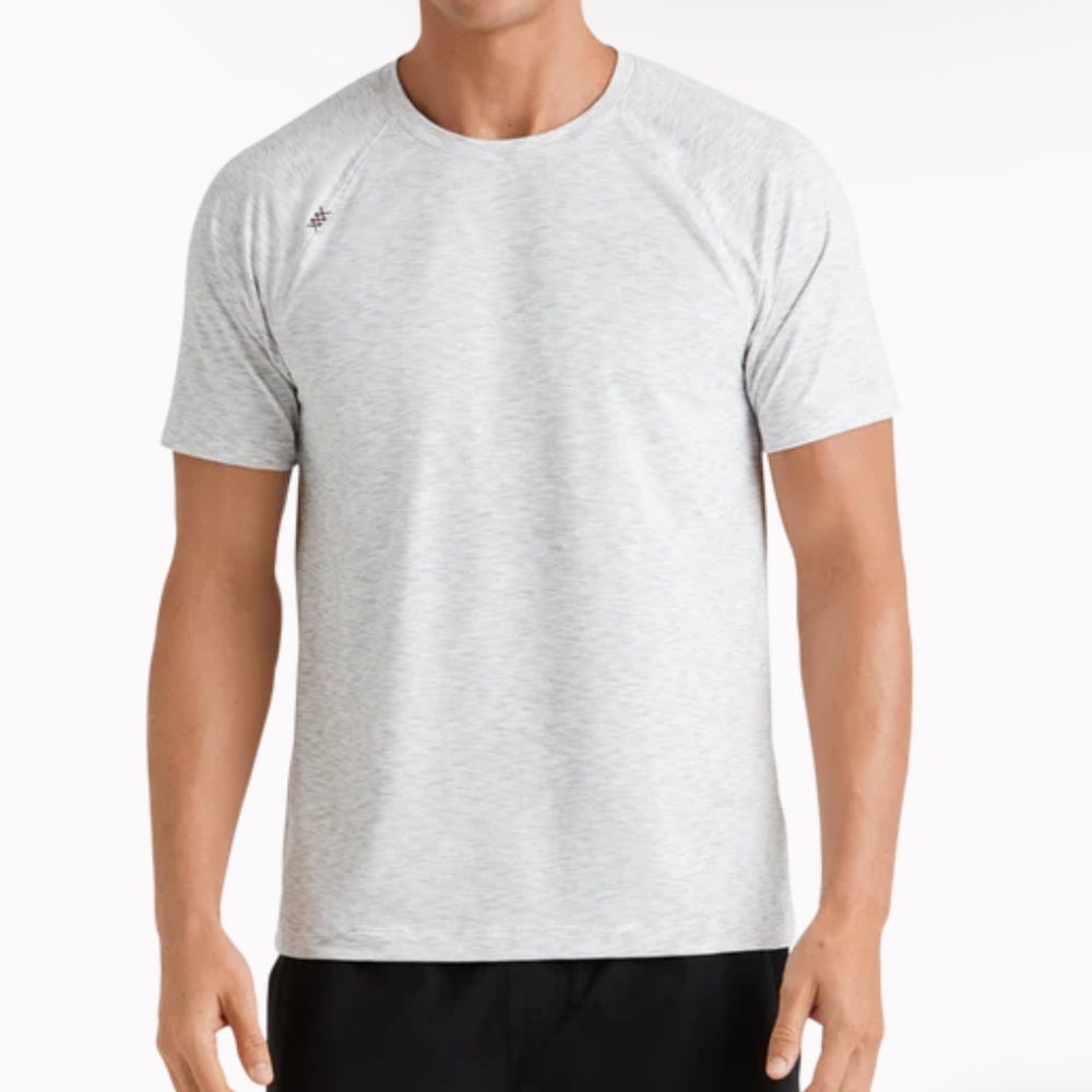 RHONE Reign Short Sleeve in Grey Space Dye Mens Size XL NEW WITHOUT TAGS Unworn